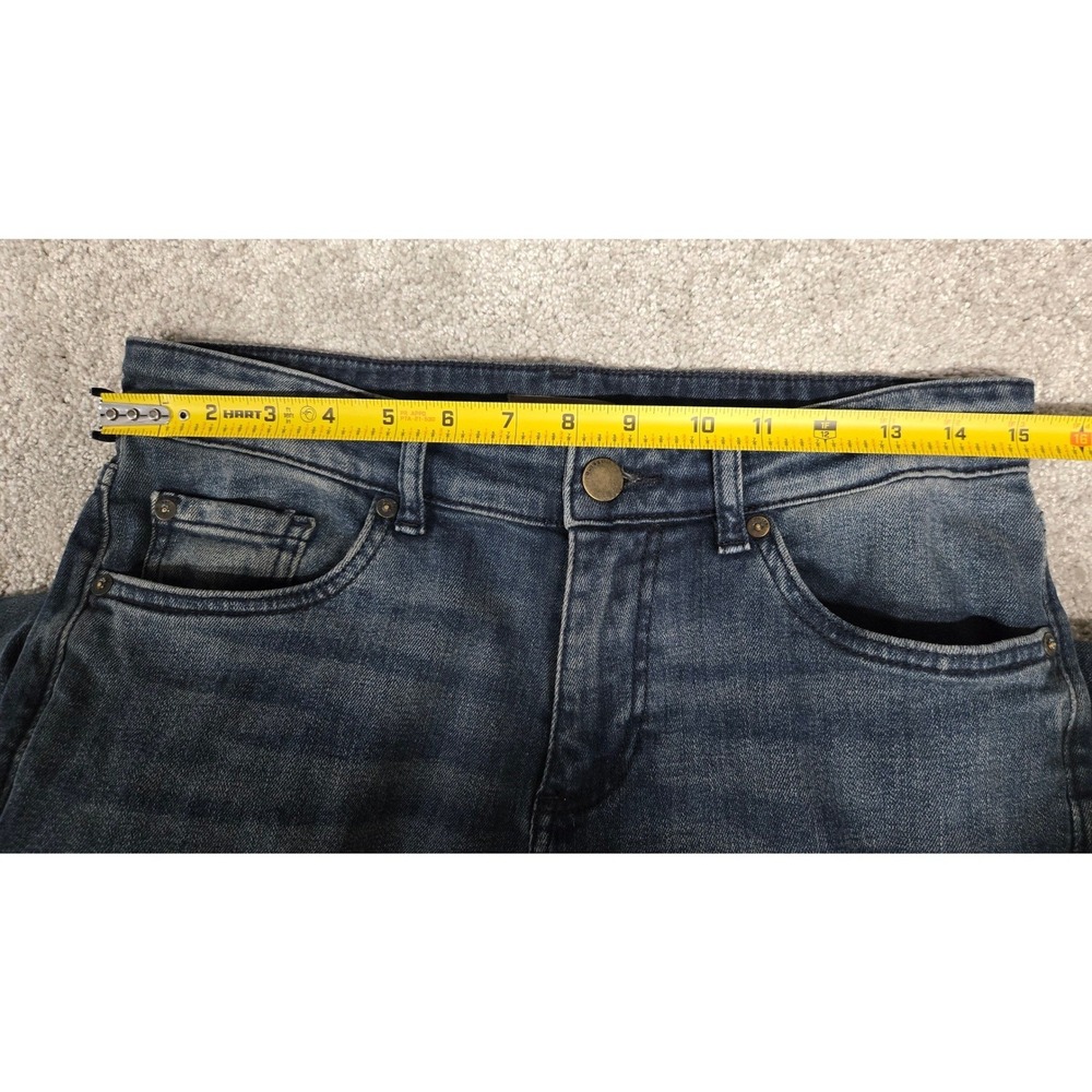 DL1961 Avery Modern Straight Jeans Dark Wash Indigo Denim‎ Men's Size 30x34 - Picture 6 of 9